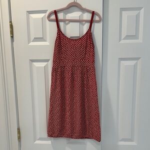 Vintage Togs Soho Red Printed Spaghetti-Strap Sundress